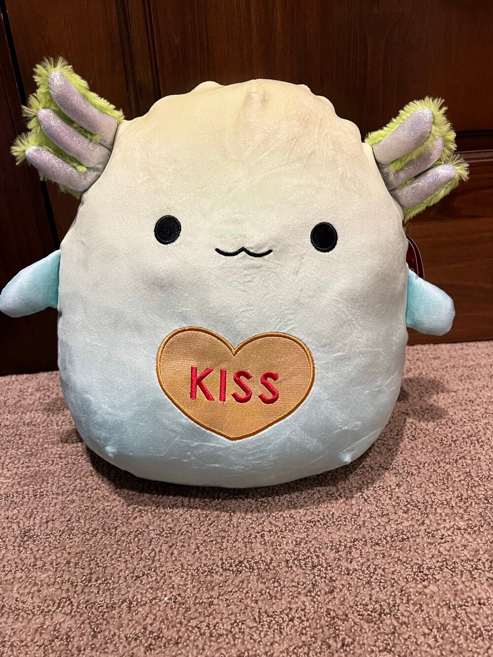 Squishmallow 12” Lomo the Axolotl Valentines 2023 Edition